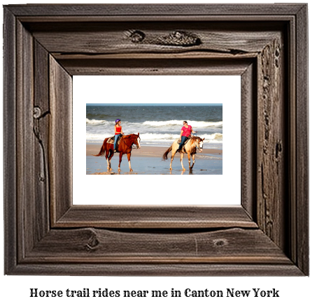 horse trail rides near me in Canton, New York